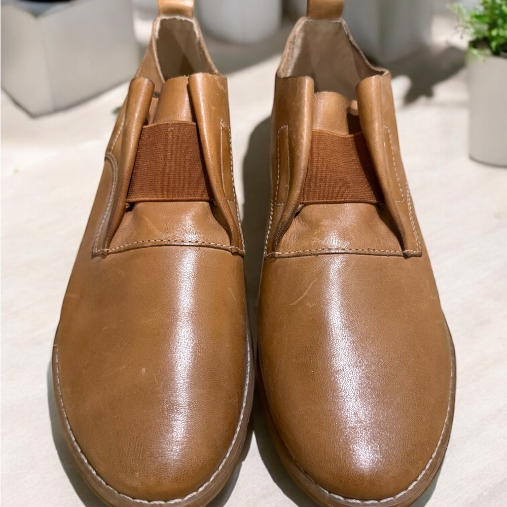 Women’s Hush Puppies Annerley Clever Tan Leather Slip-On Shoes